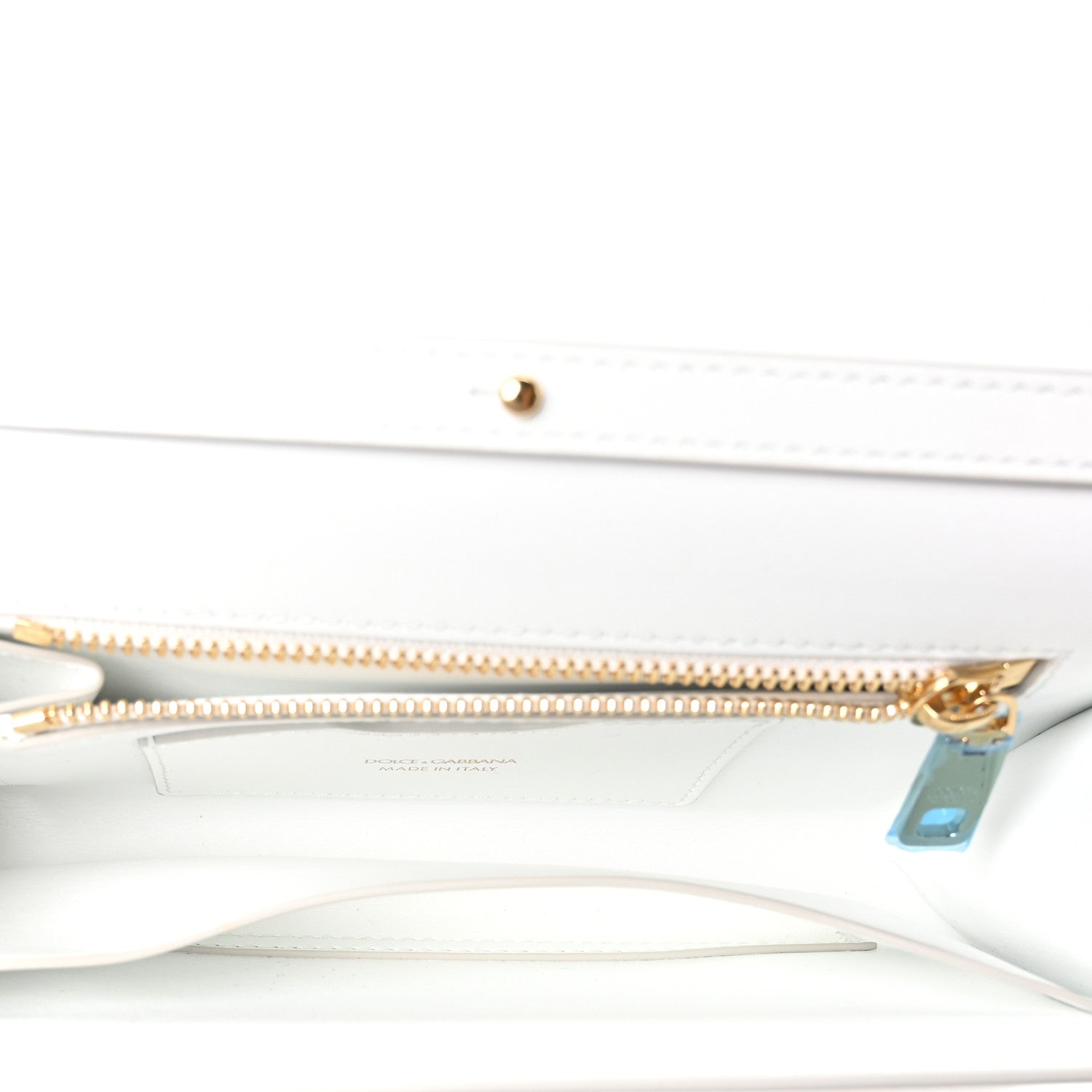 Calfskin DG Millennials Crossbody Bag White