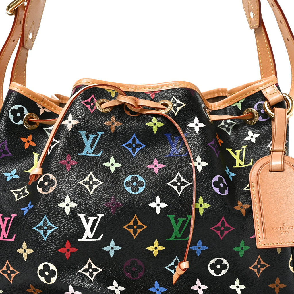 Monogram Multicolor Petit Noe Black
