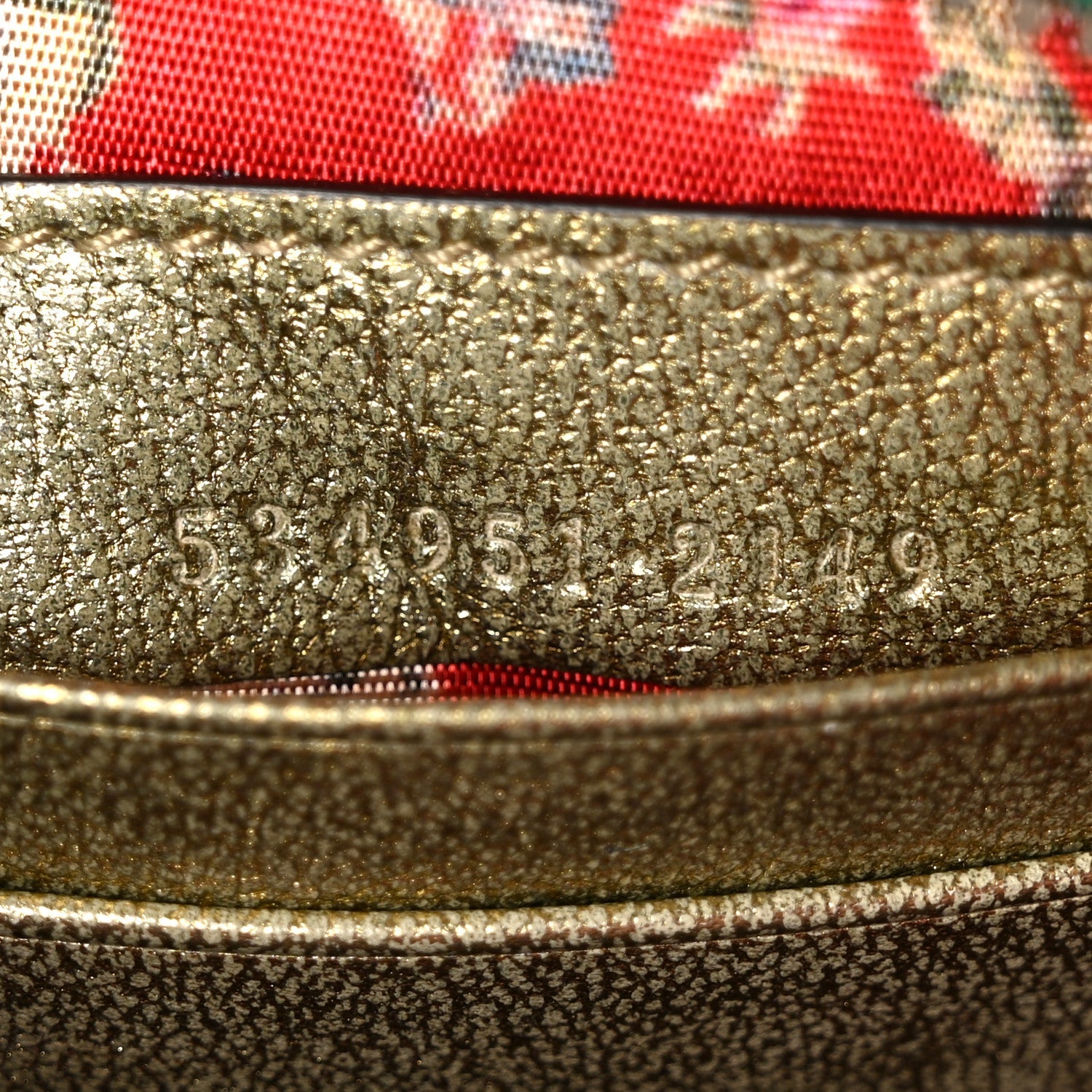 Laminated Nappa Trapuntata Mini Zumi Dome Shoulder Bag Rosso Jasmine Green Rame