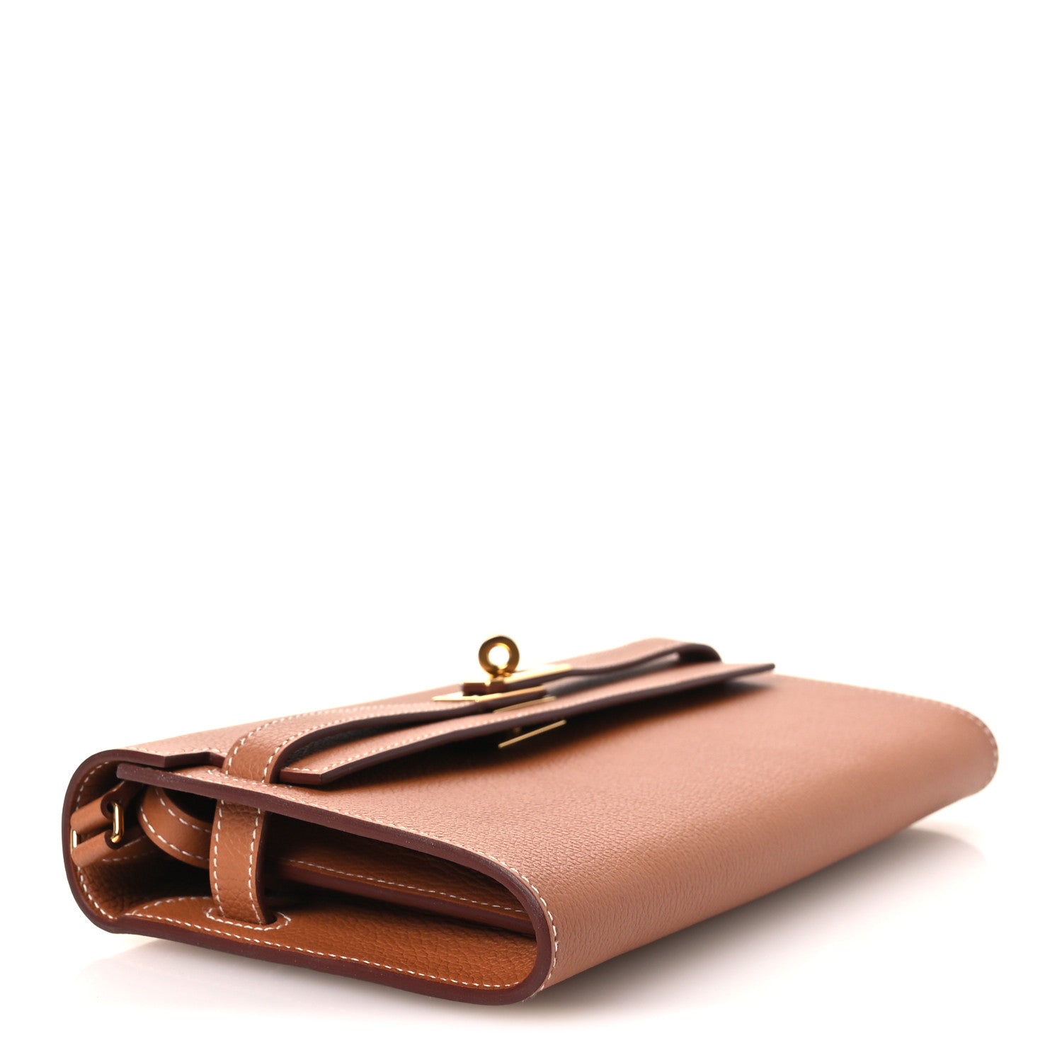 Evercolor Kelly Wallet To Go Gold