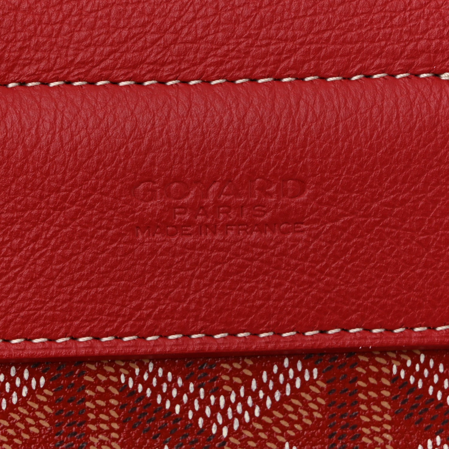 Goyardine Calfskin Mini Alpin Backpack Red