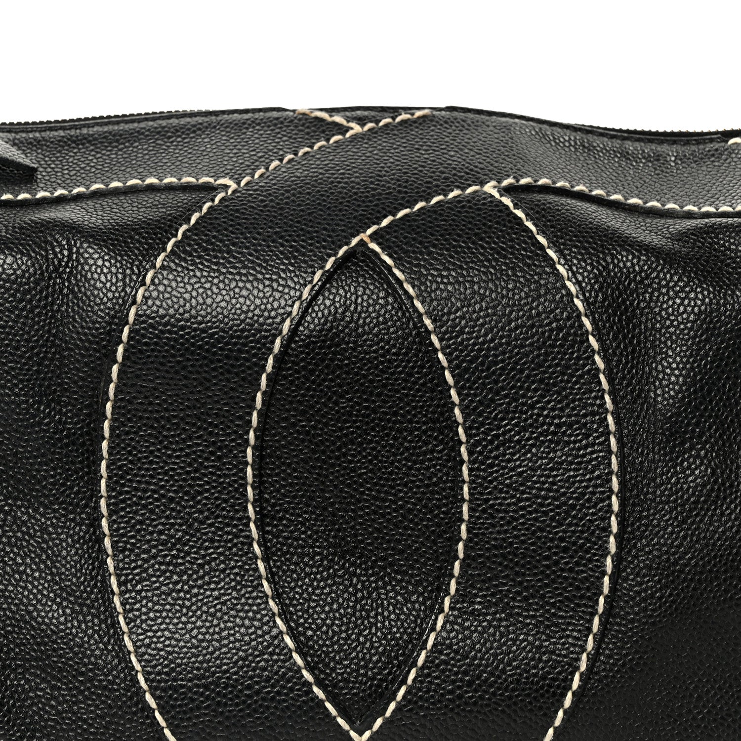 Caviar CC Stitched Hobo Black