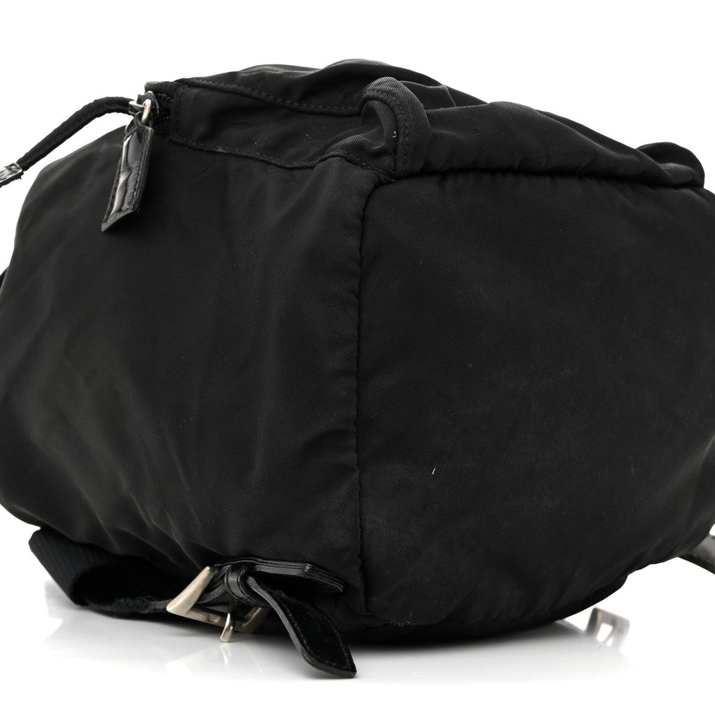 Nylon Vela Mini Cinch Backpack Black