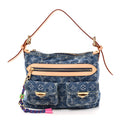 Monogram Denim Baggy PM  Blue