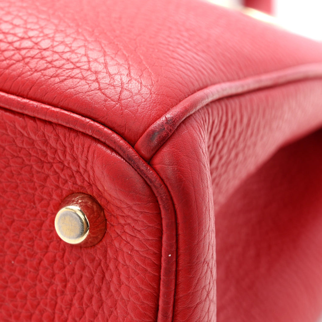 Calfskin Medium Diorissimo Tote Red