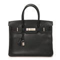 Taurillon Clemence Birkin 30 Black