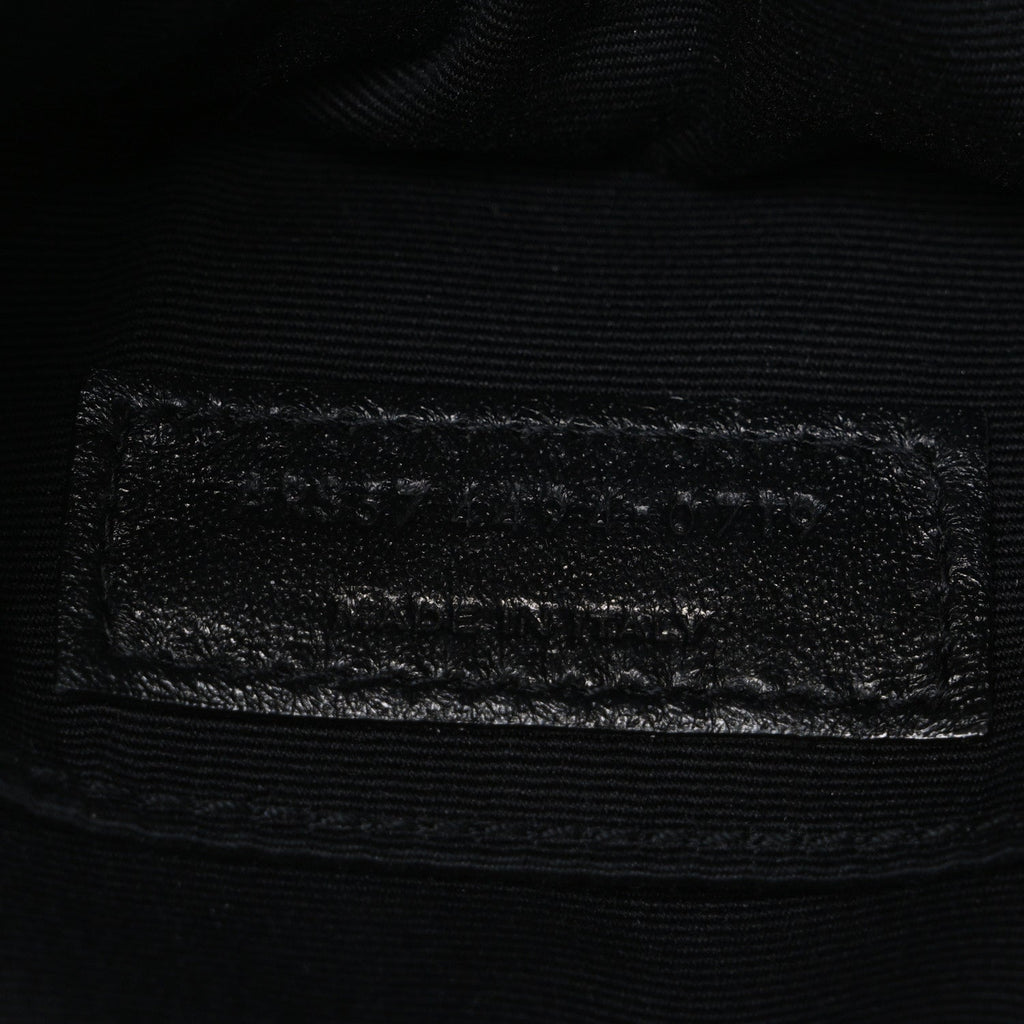 Calfskin Matelasse Monogram Lou Camera Bag Black