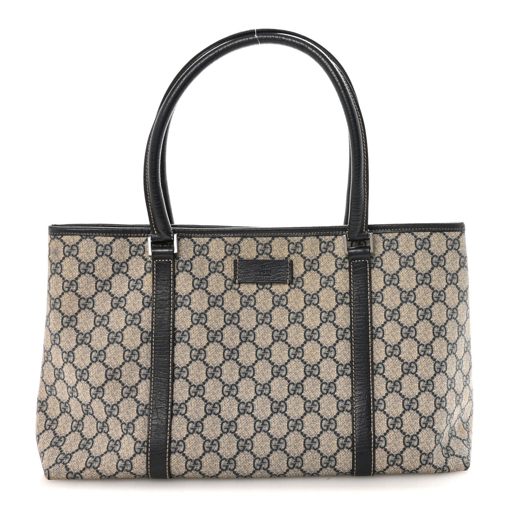 GG Plus Monogram Medium Joy Tote Navy