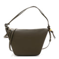 Calfskin Mini Hammock Hobo Vintage Khaki
