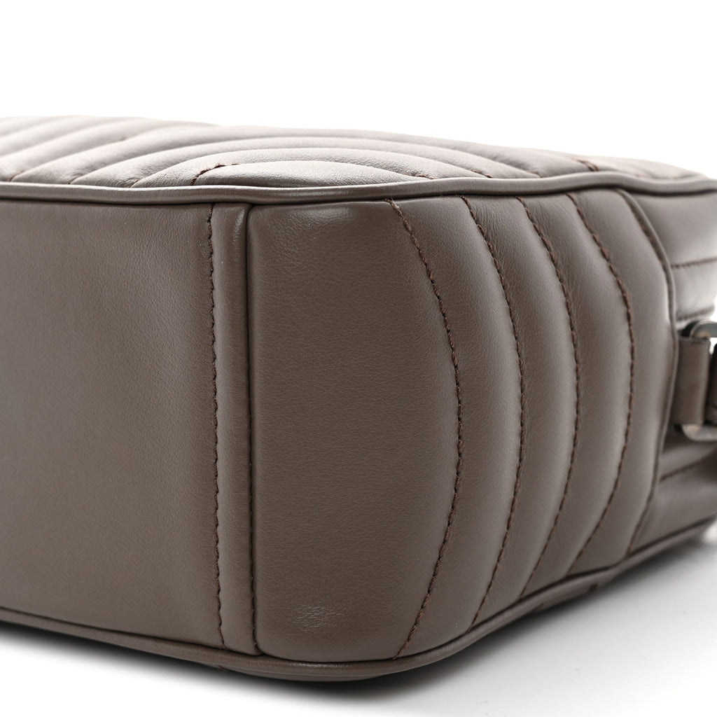 Soft Calfskin Diagramme Camera Bag Bambu