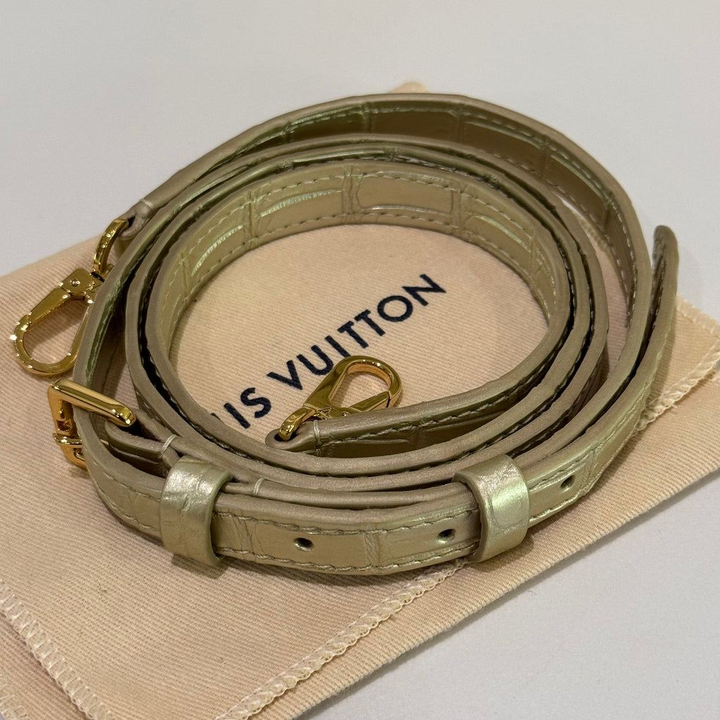 LOUIS VUITTON CAPUCINES MINI – CHAMPAGNE CROCODILE LEATHER