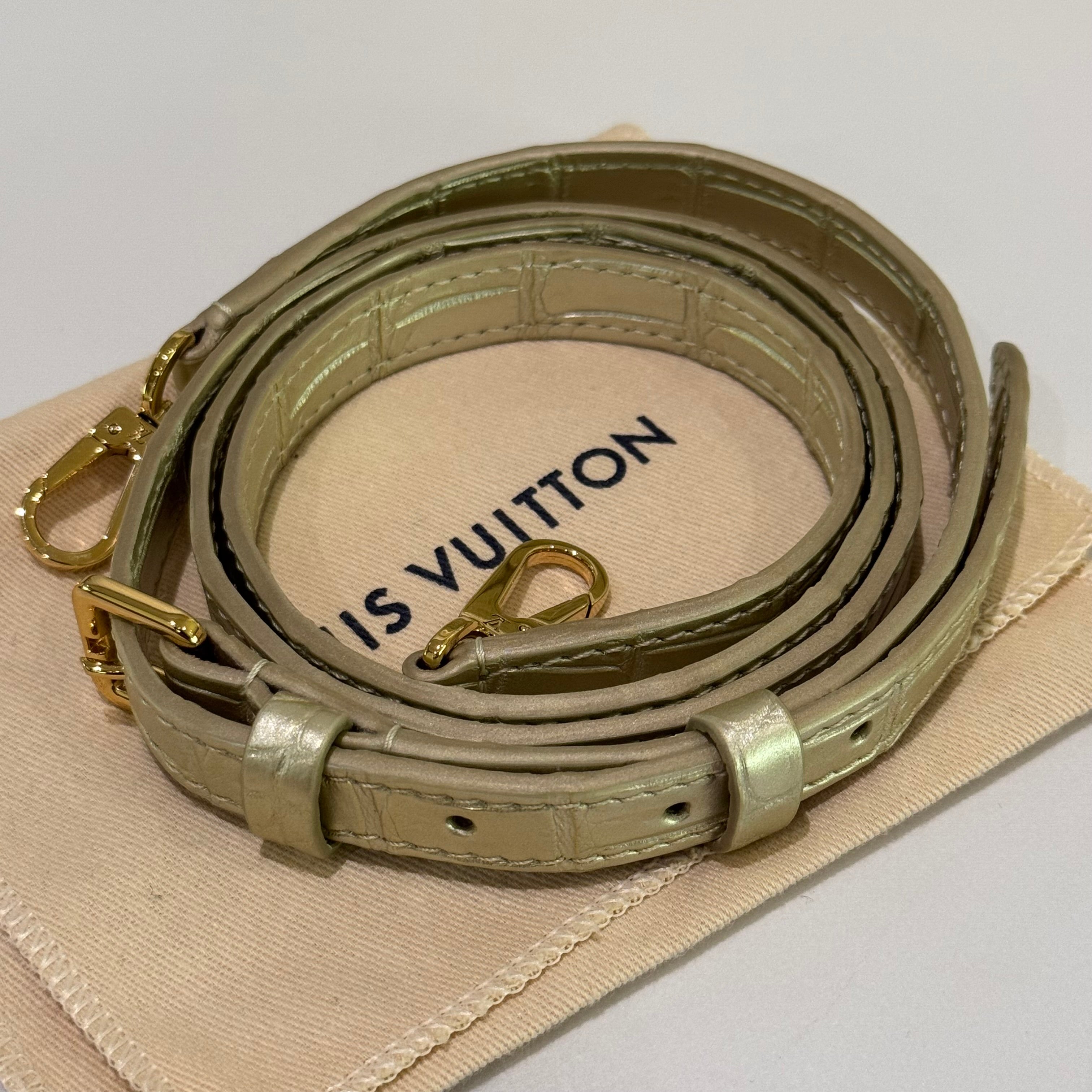 LOUIS VUITTON CAPUCINES MINI – CHAMPAGNE CROCODILE LEATHER