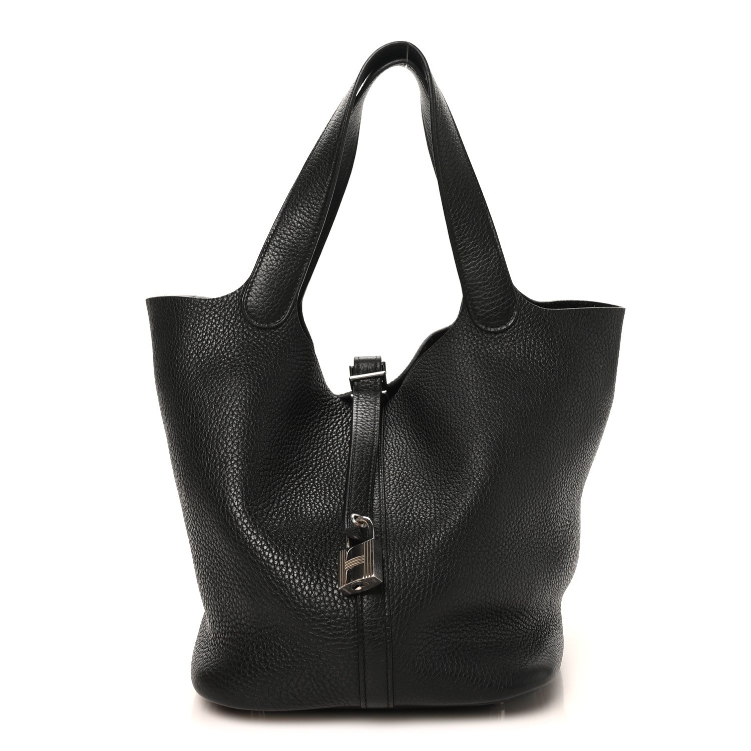 Taurillon Clemence Picotin Lock 22 MM Black