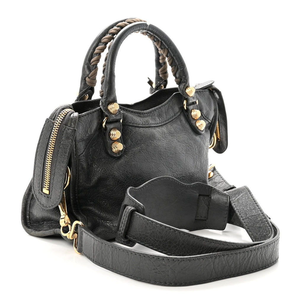 Agneau Giant 12 Gold Hardware Mini City Gris Tarmac