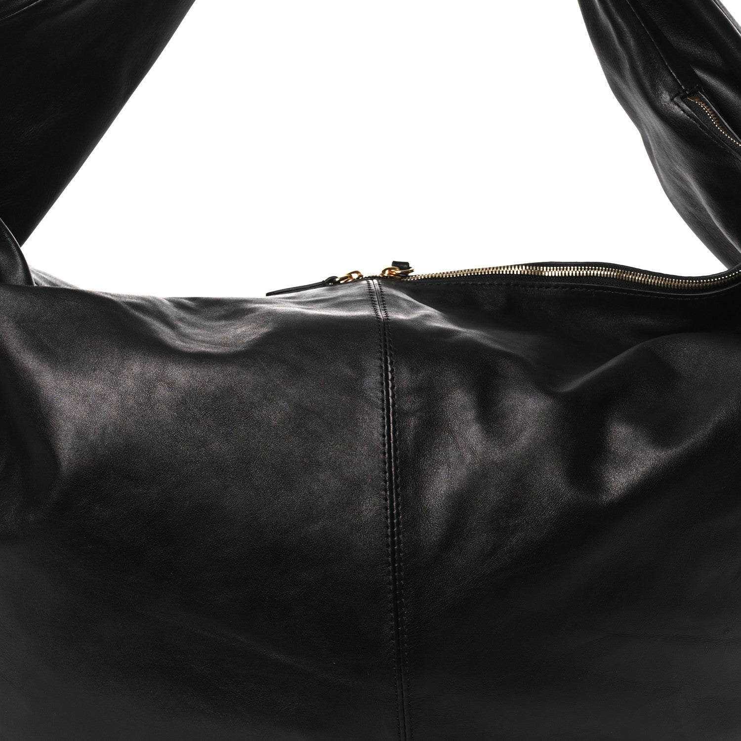 Vintage Calfskin Extra Large Olivia Hobo Black
