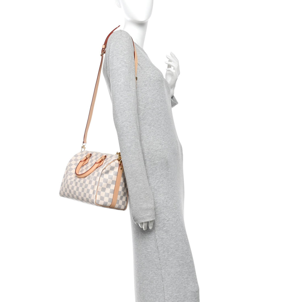 Damier Azur Speedy Bandouliere 25