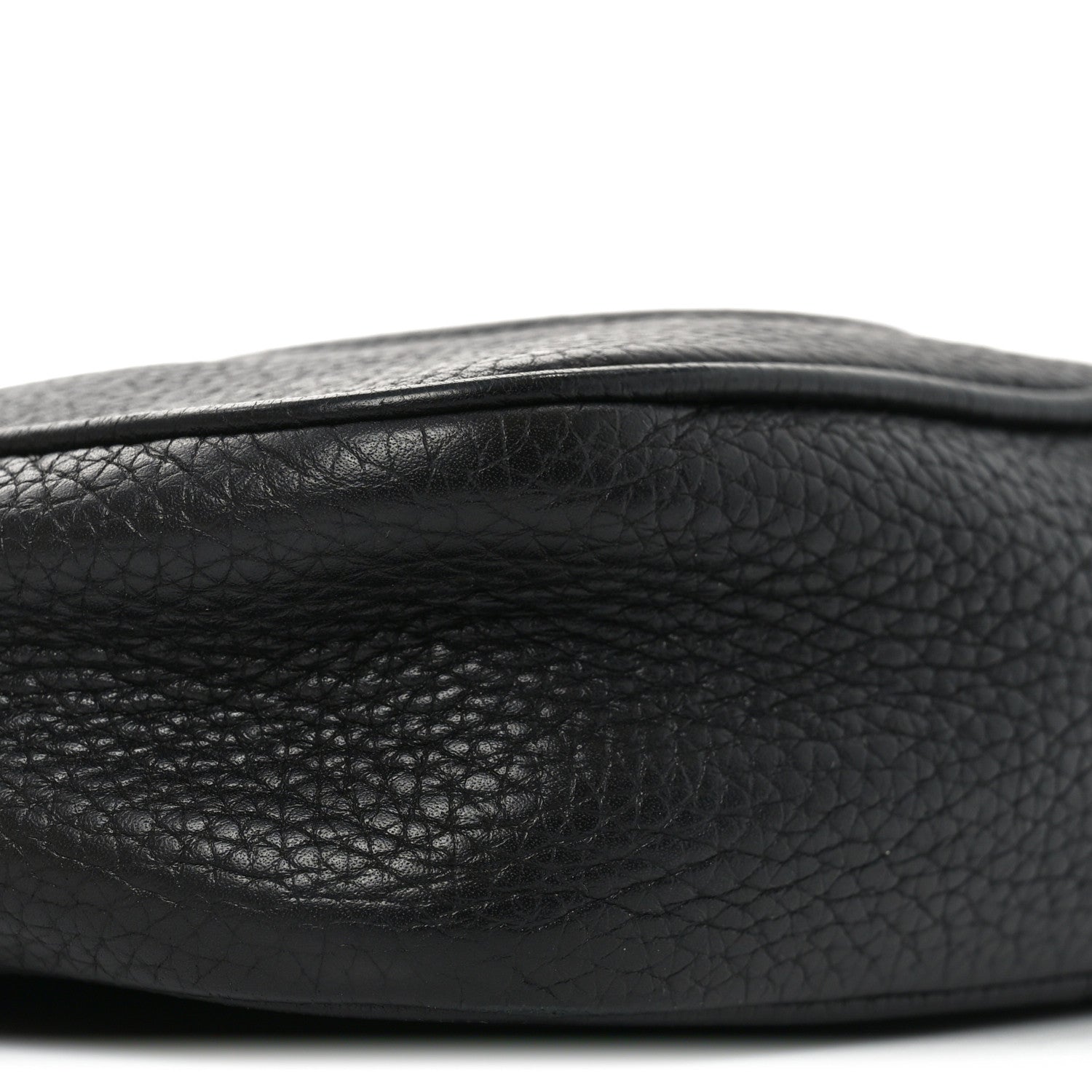Pebbled Calfskin Mini Soho Disco Bag Black
