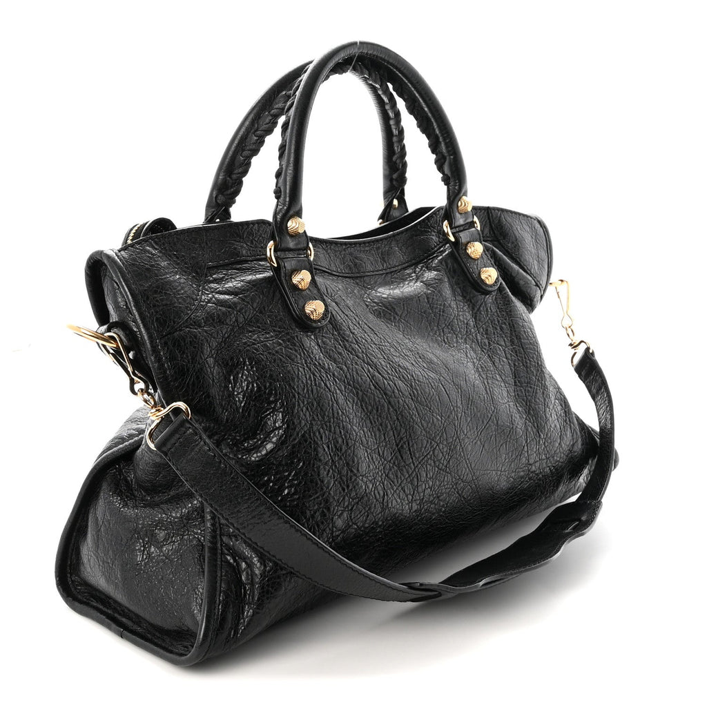 Agneau Giant 12 Gold Hardware City Black