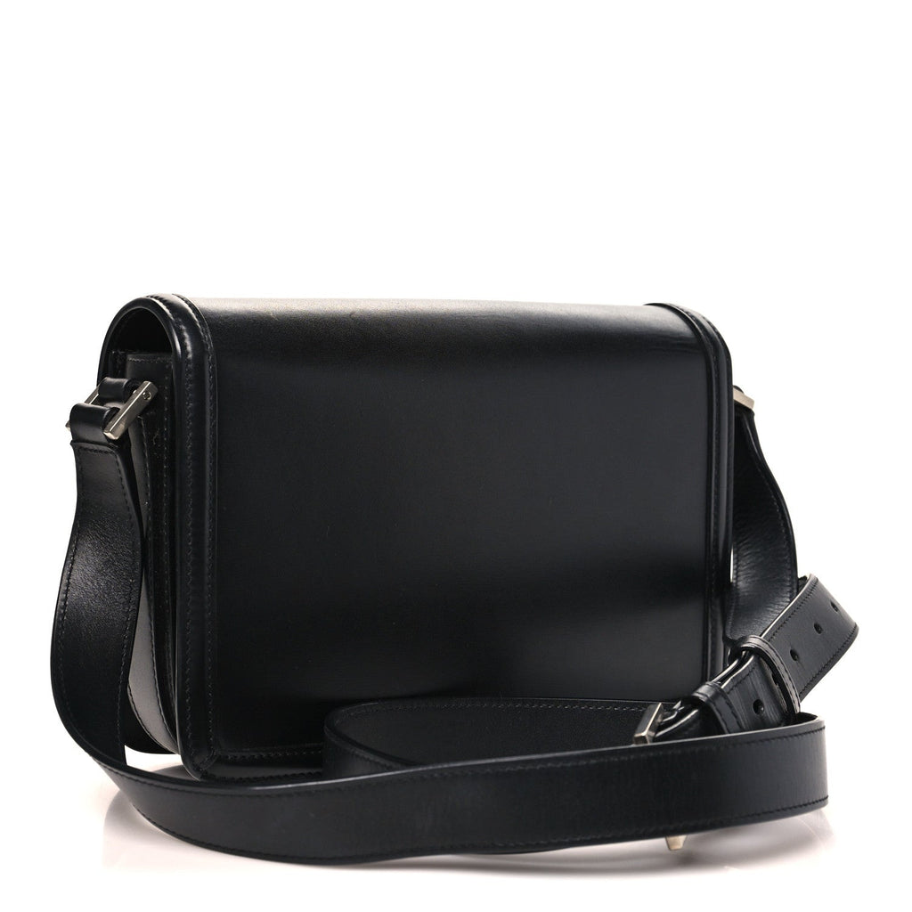 Box Calfskin Monogram Medium Solferino Satchel Black