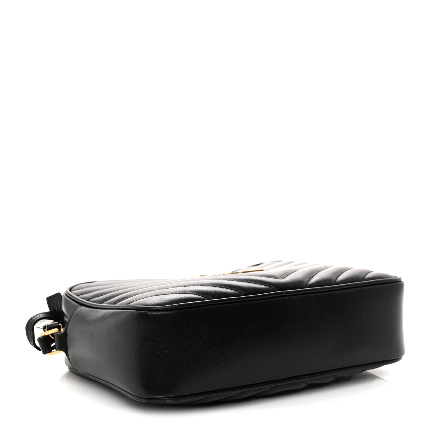 Calfskin Matelasse Monogram Lou Camera Bag Black