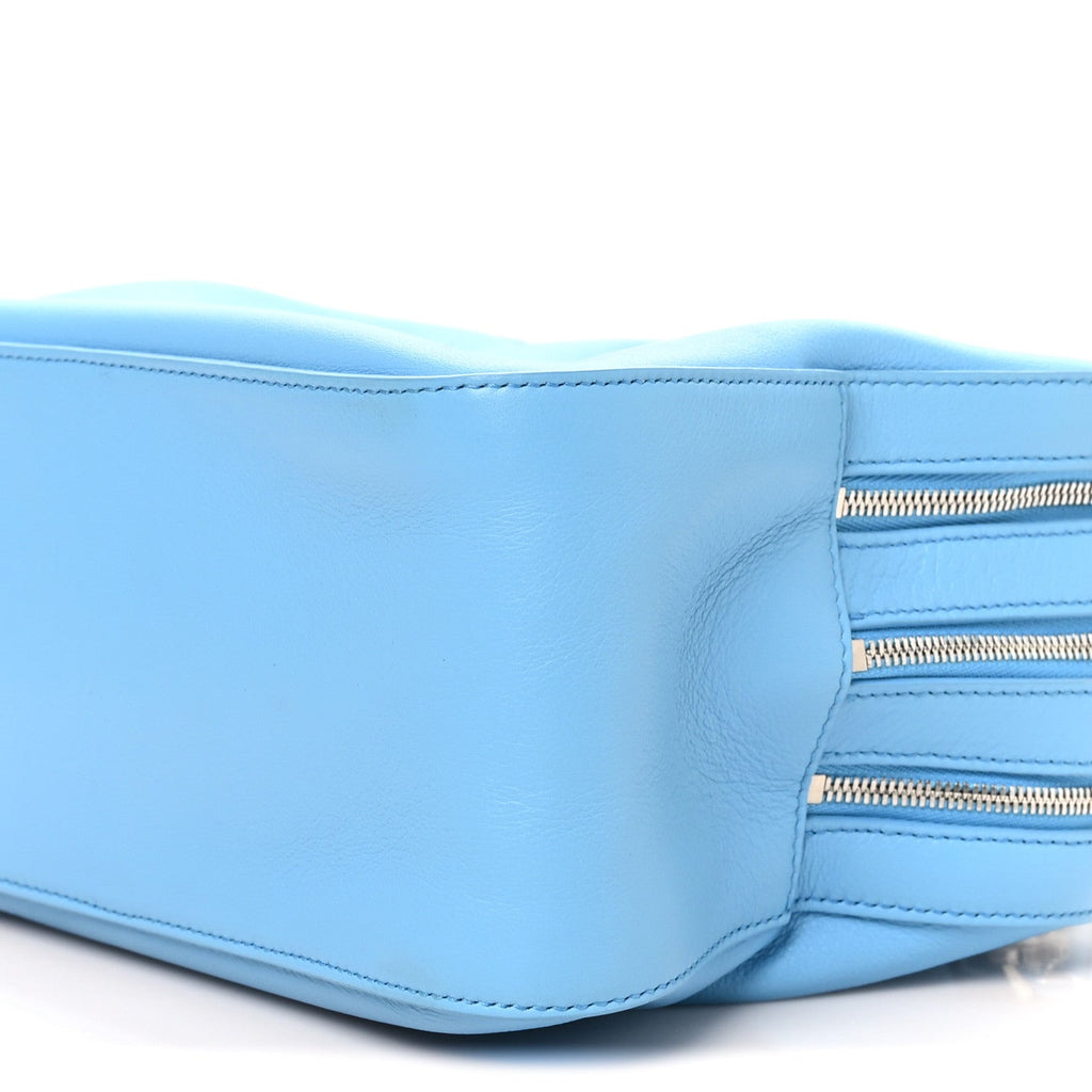 Calfskin Star Top Handle Bag Blue