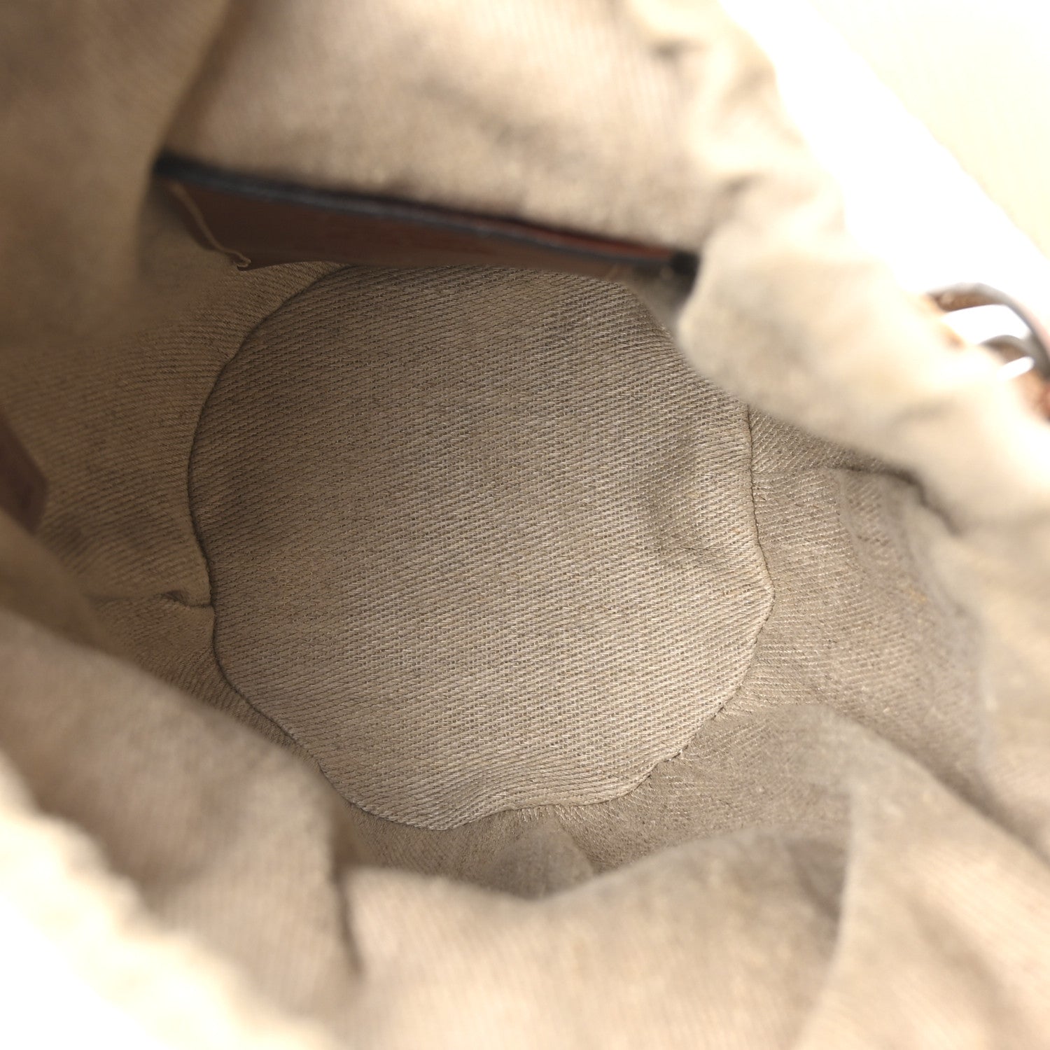 Raffia Calfskin Small Woody Basket Bag Brown