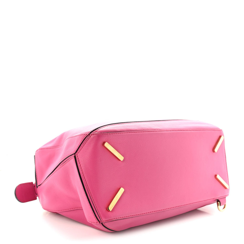Calfskin Medium Puzzle Bag Fuchsia