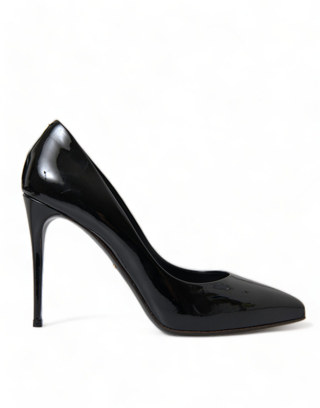 Dolce & Gabbana Black Patent Leather Pumps Heels Women's Shoes