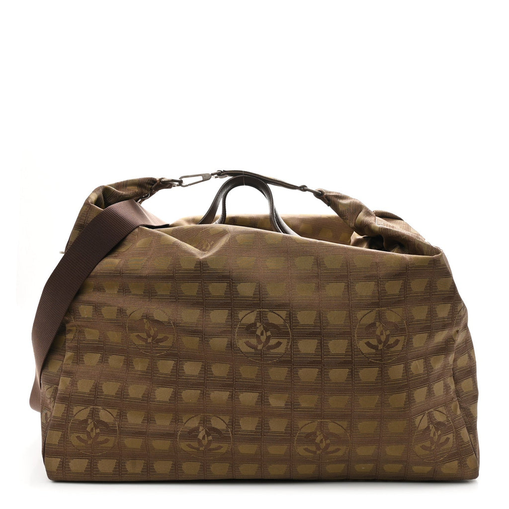 Nylon Travel Duffle Brown