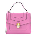 Calfskin Serpenti Forever Top Handle Pink