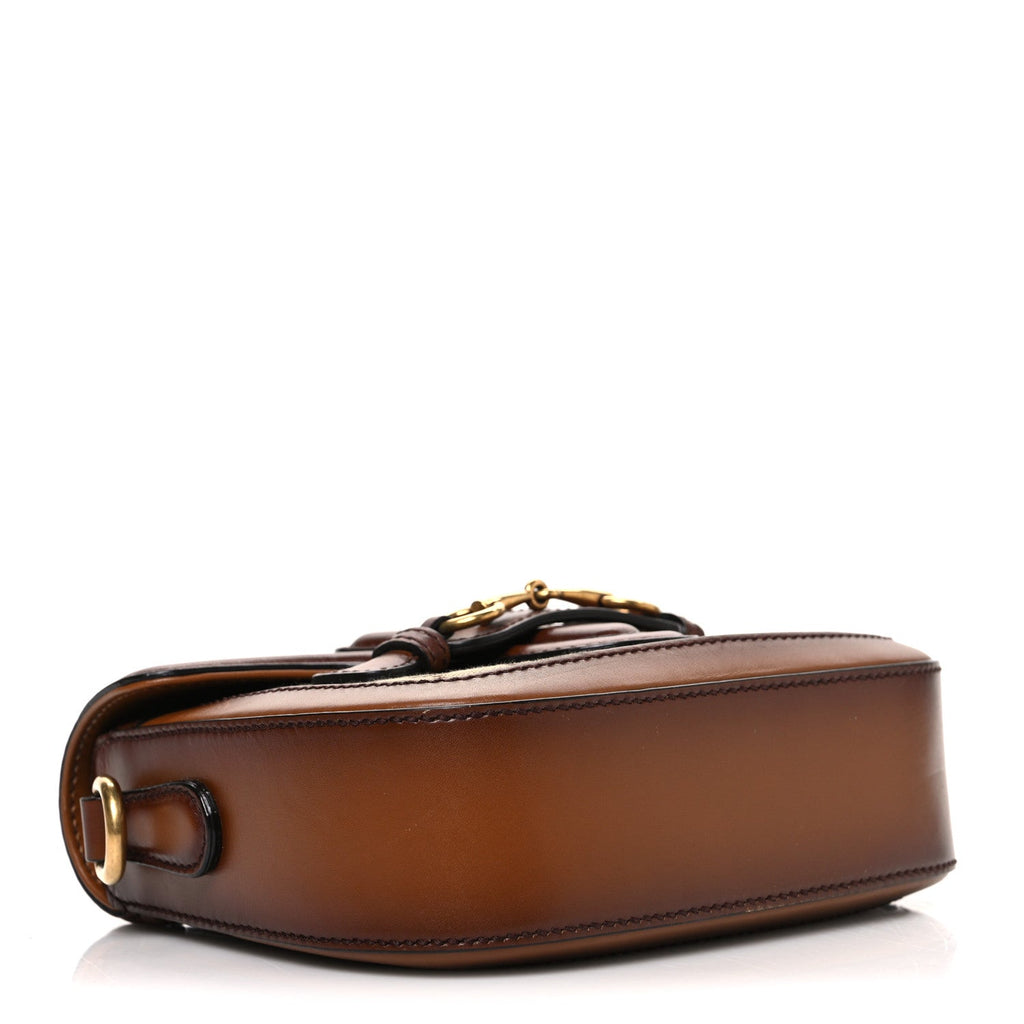 Monogram Small Lady Web Shoulder Bag Beige Cuir