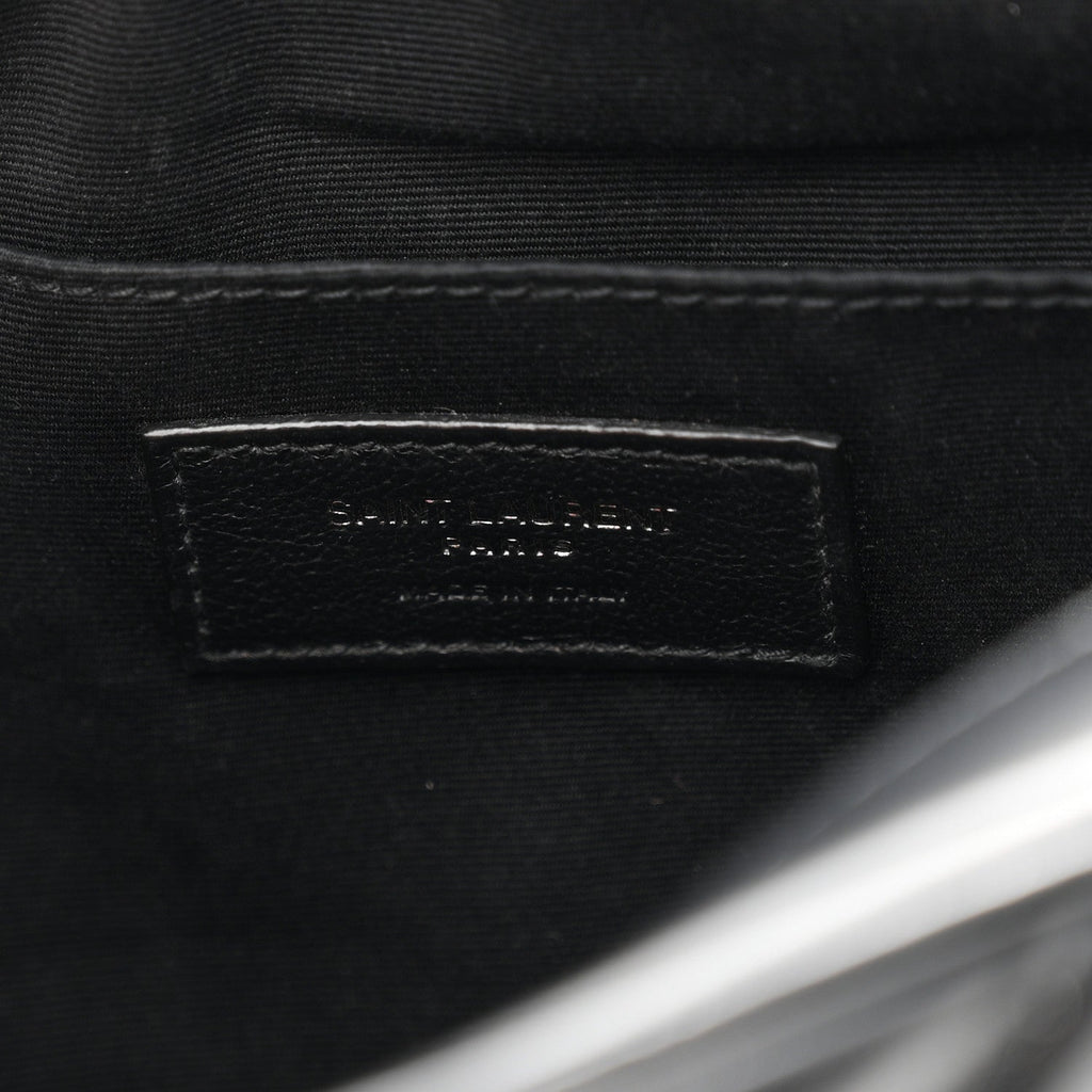 Calfskin Matelasse Monogram Monochrome Lou Camera Bag Black
