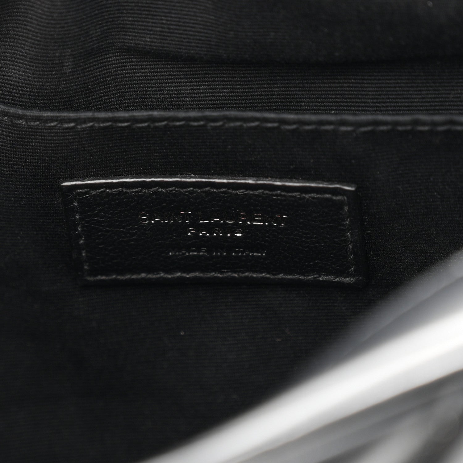 Calfskin Matelasse Monogram Monochrome Lou Camera Bag Black