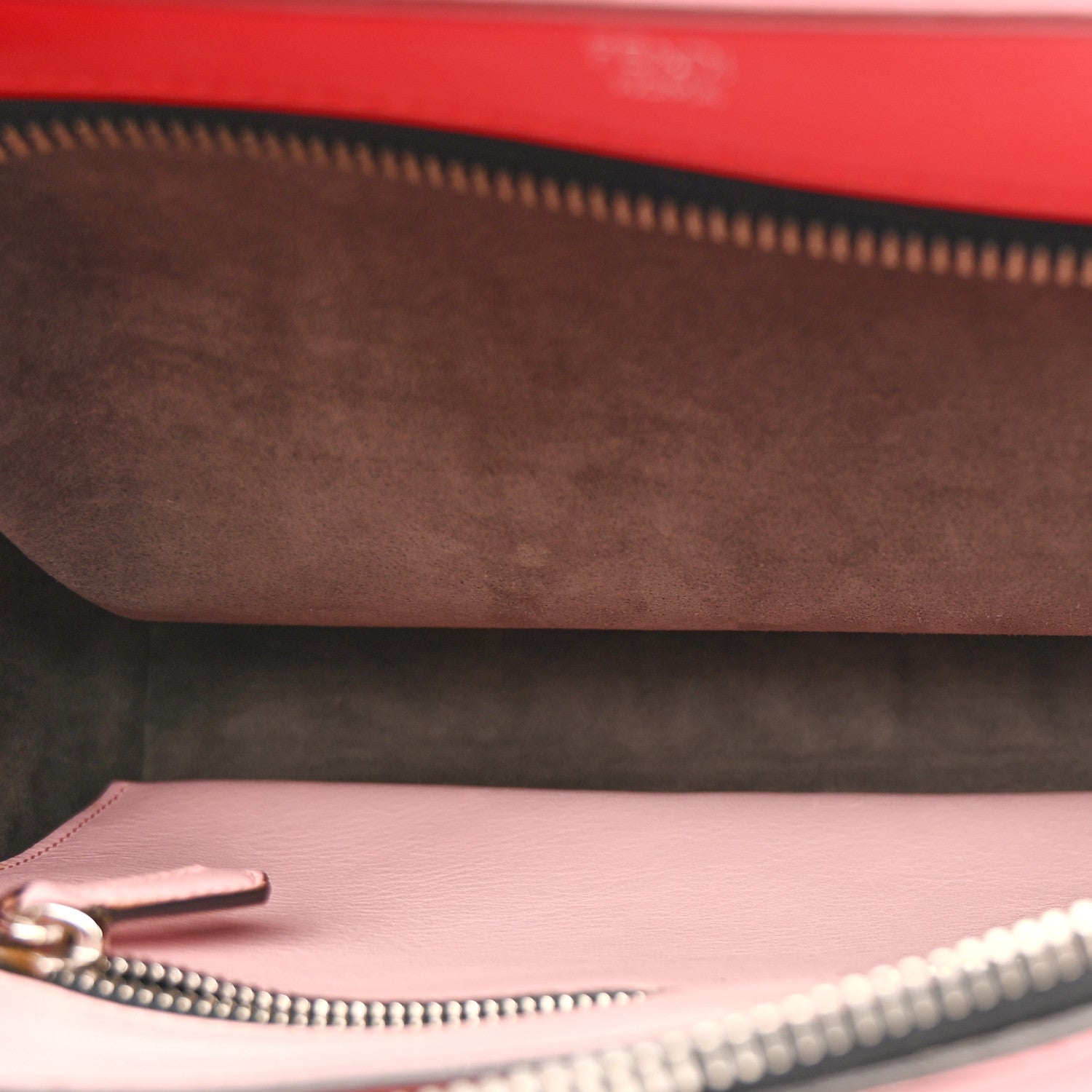 Vitello Baltico Dolce Shiny Nappa Lace Up DotCom Satchel Red