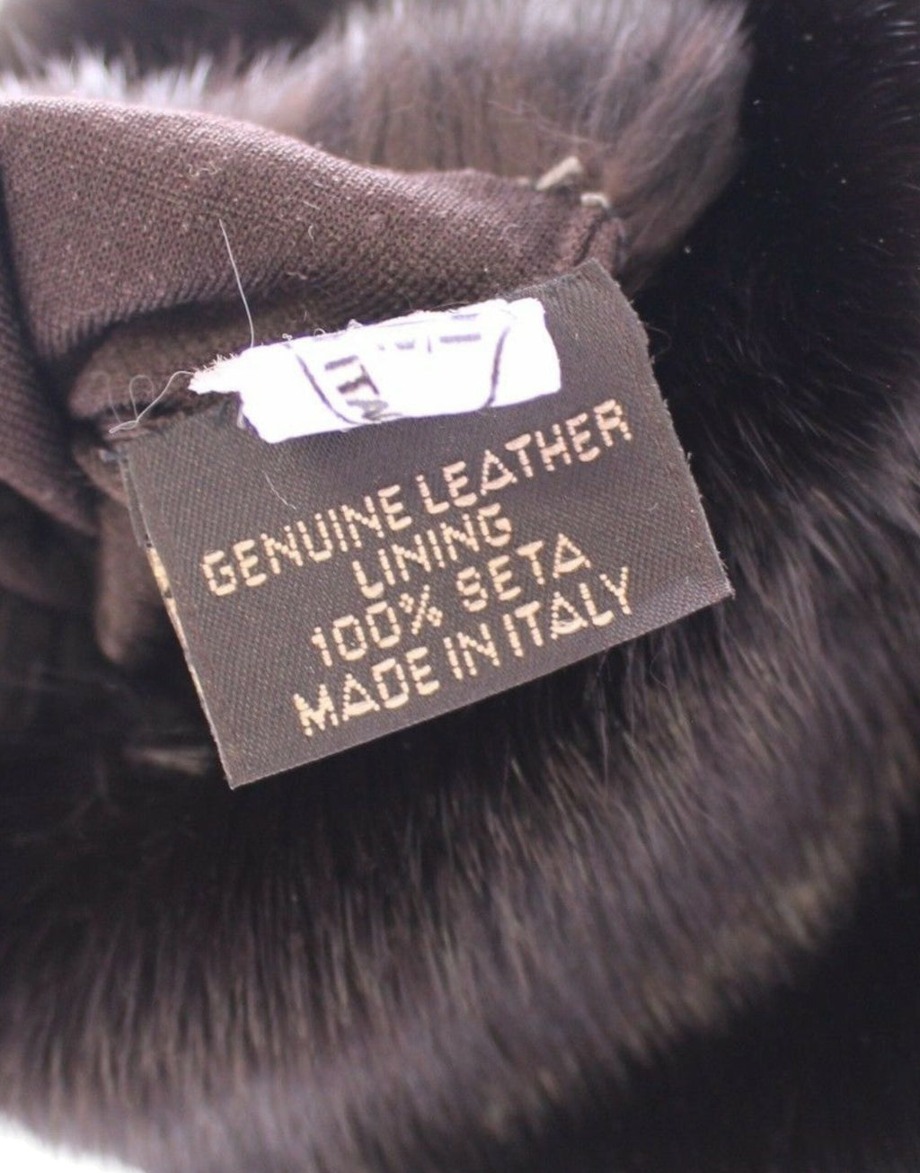 Dolce & Gabbana Purple Mink Fur Goatskin Suede Leather Women's Gloves