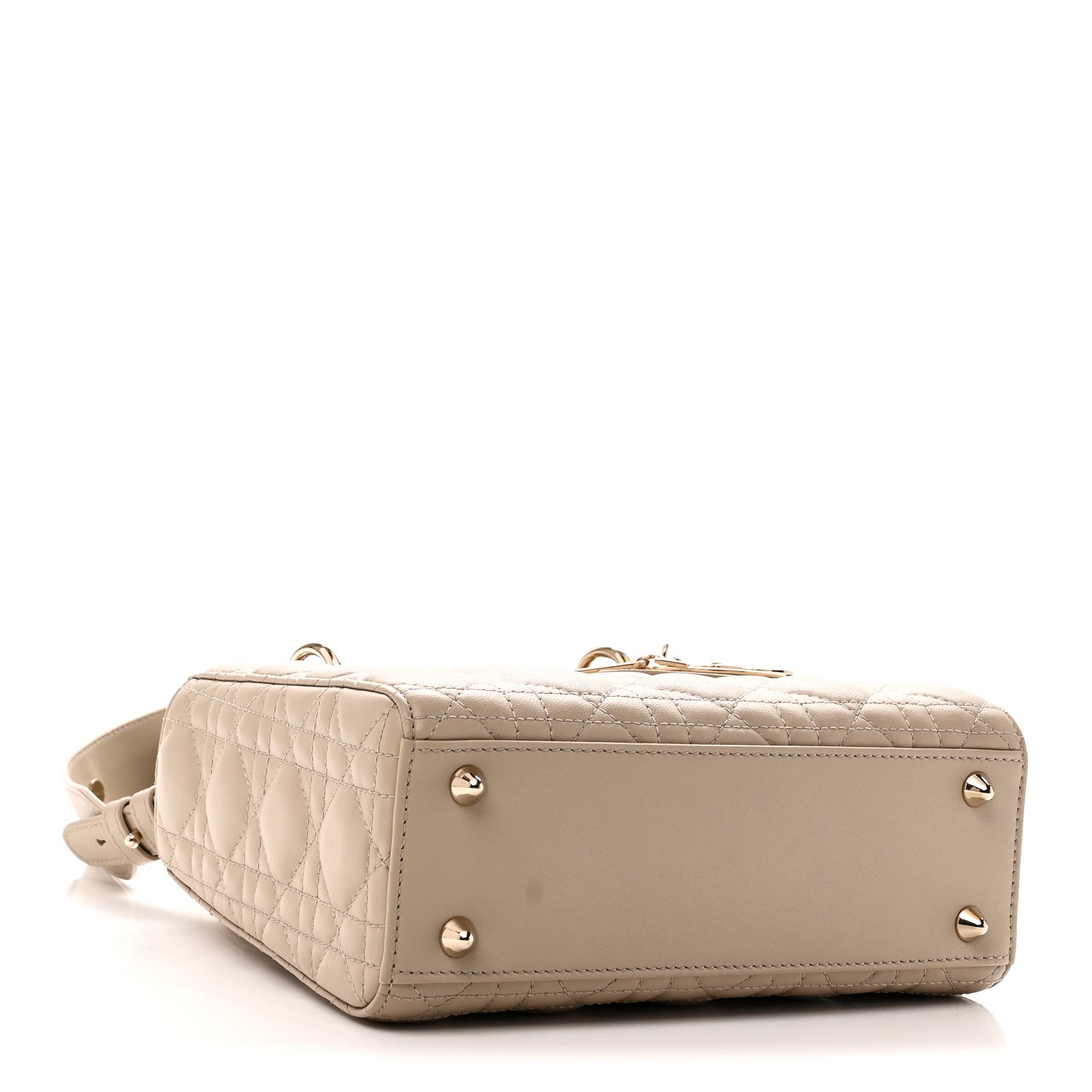 Lambskin Cannage Small My ABCDior Lady Dior Hazelnut