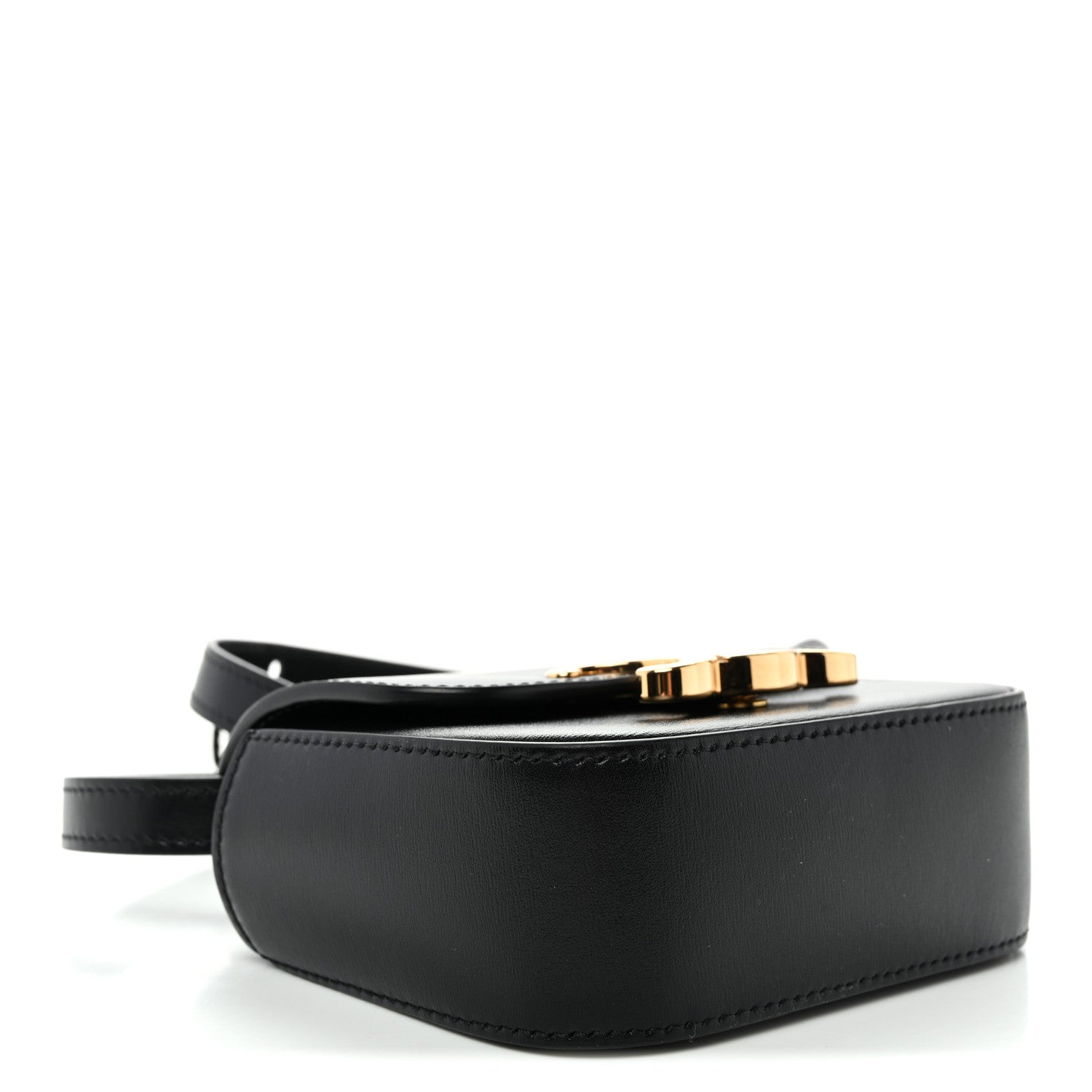 Shiny Calfskin Mini Triomphe Black