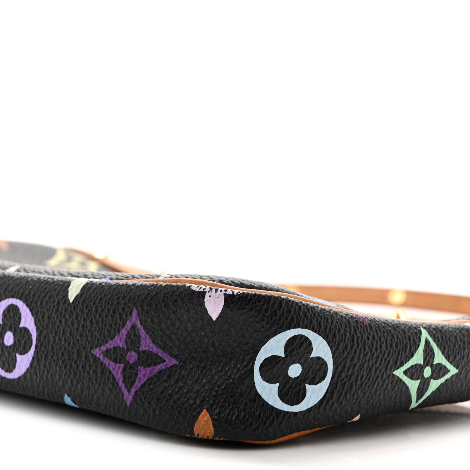 Monogram Multicolor Pochette Accessories Black