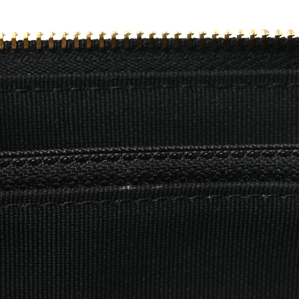 Caviar Quilted Polly Pocket Pouch Black