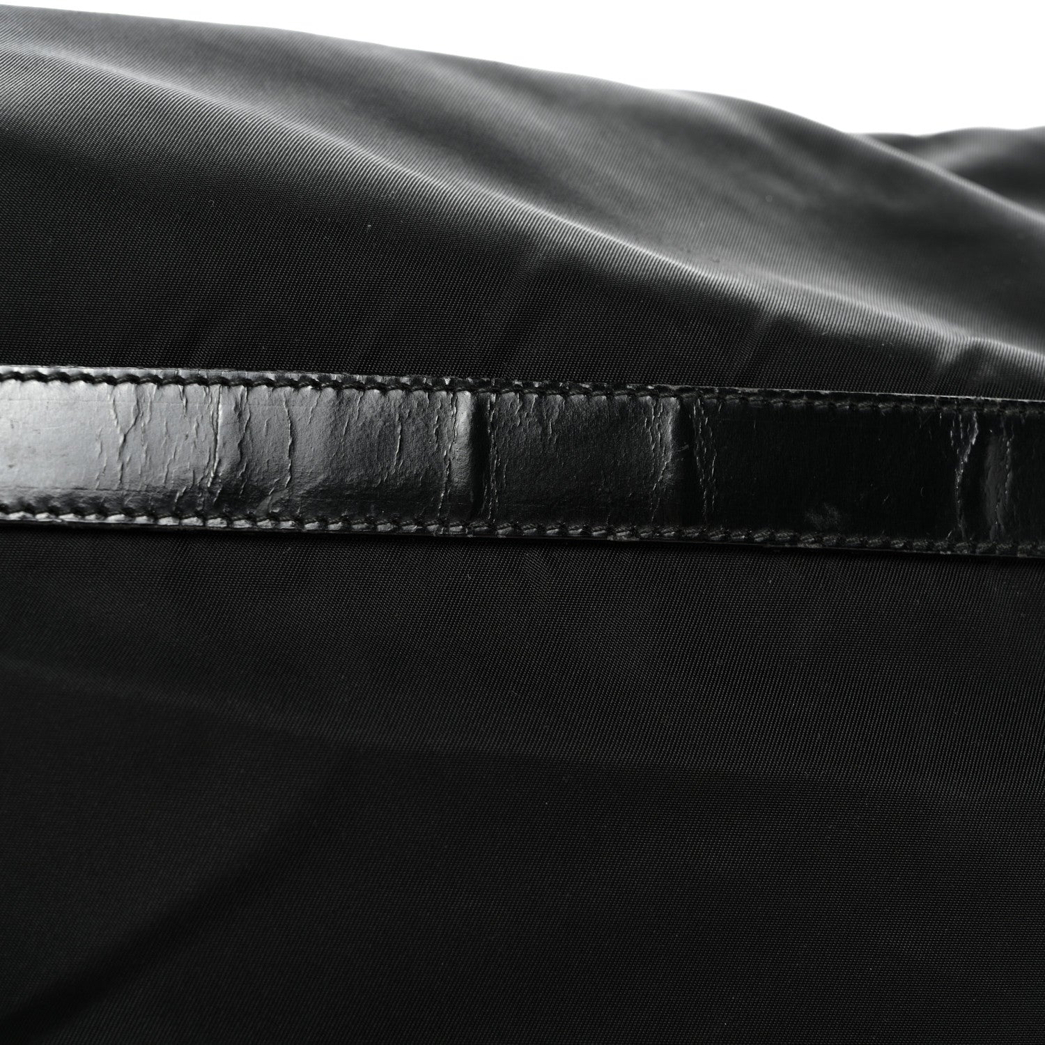 Nylon Vela Sport Messenger Bag Black