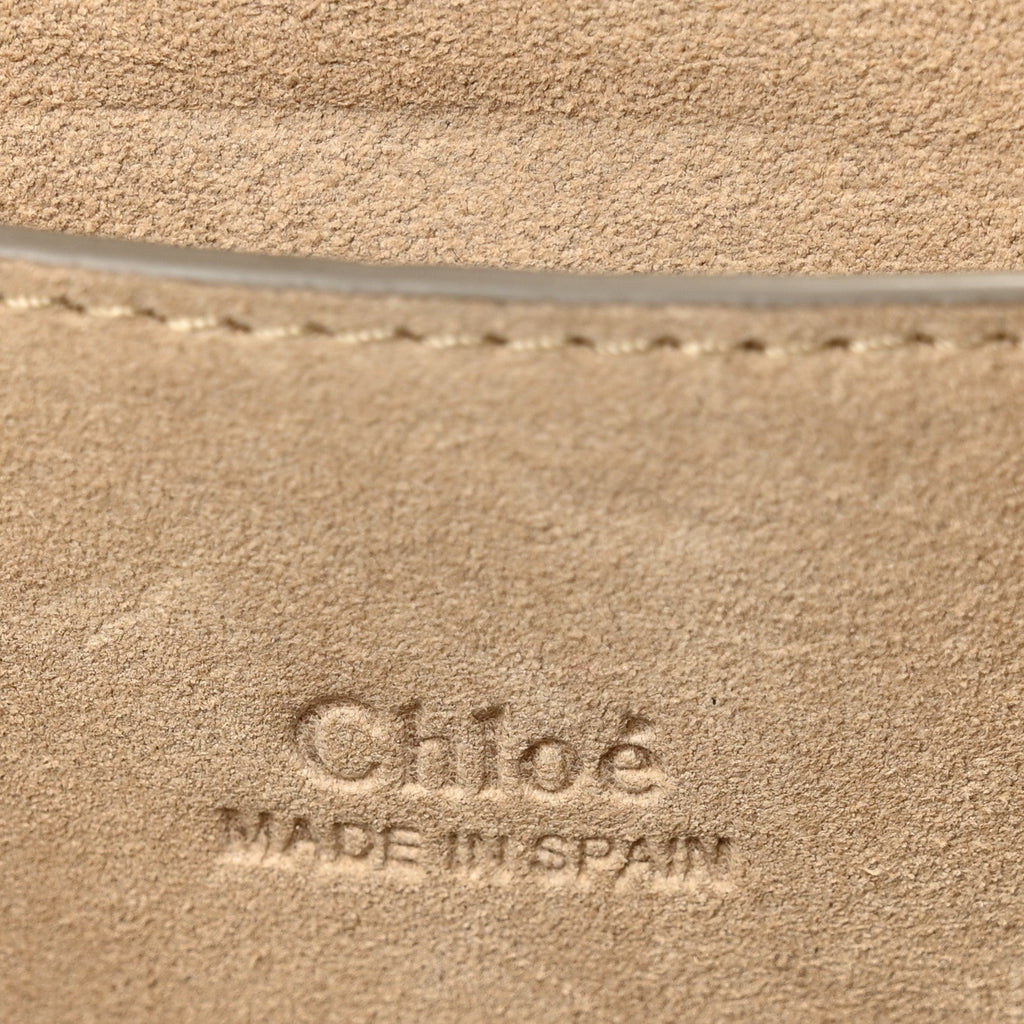 Suede Calfskin Mini Faye Bracelet Bag Black