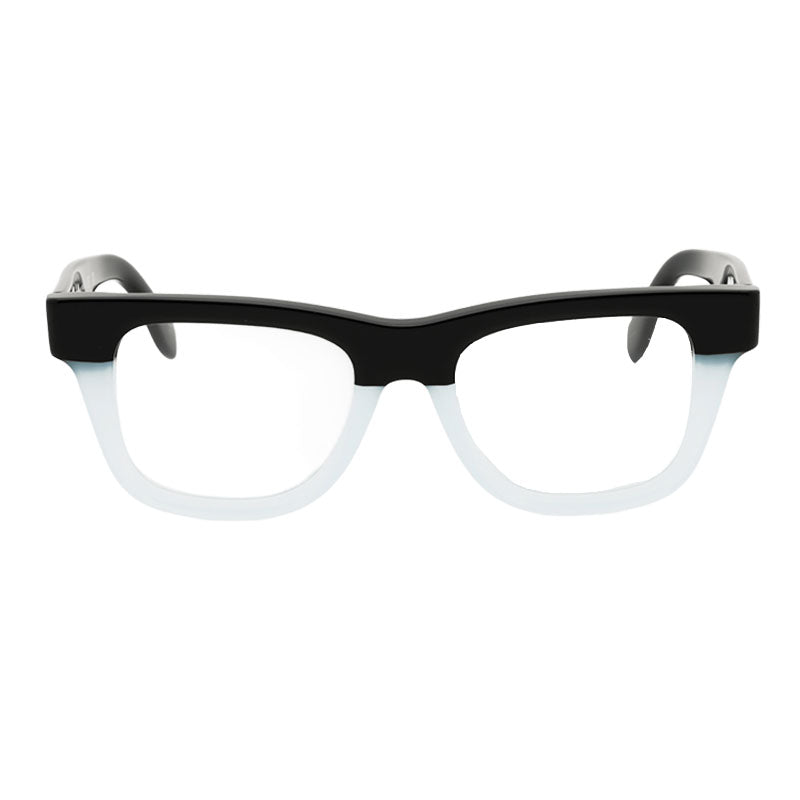 Palm Angels Eyeglasses Square Full Rim, Black Frame and Clear Demo Lenses Lens PERJ012STYLE121000