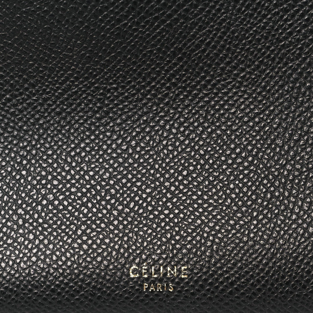 Grained Calfskin Mini Belt Bag Black