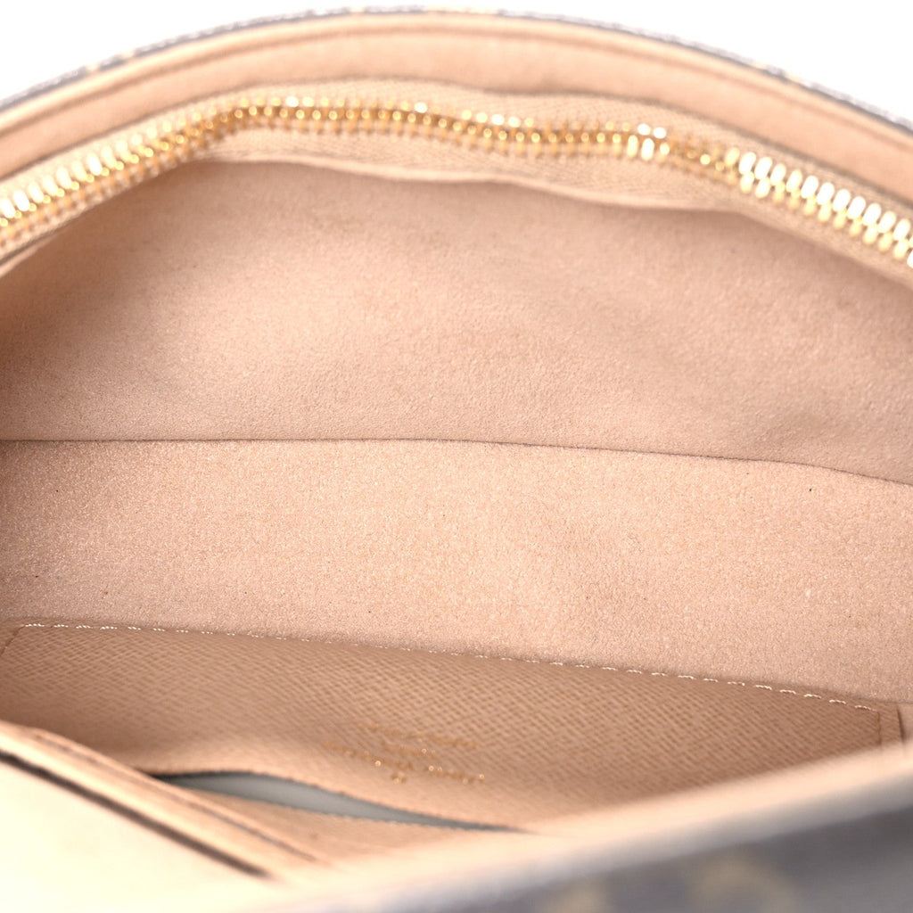 Monogram Ivy Wallet On Chain Trianon Gray