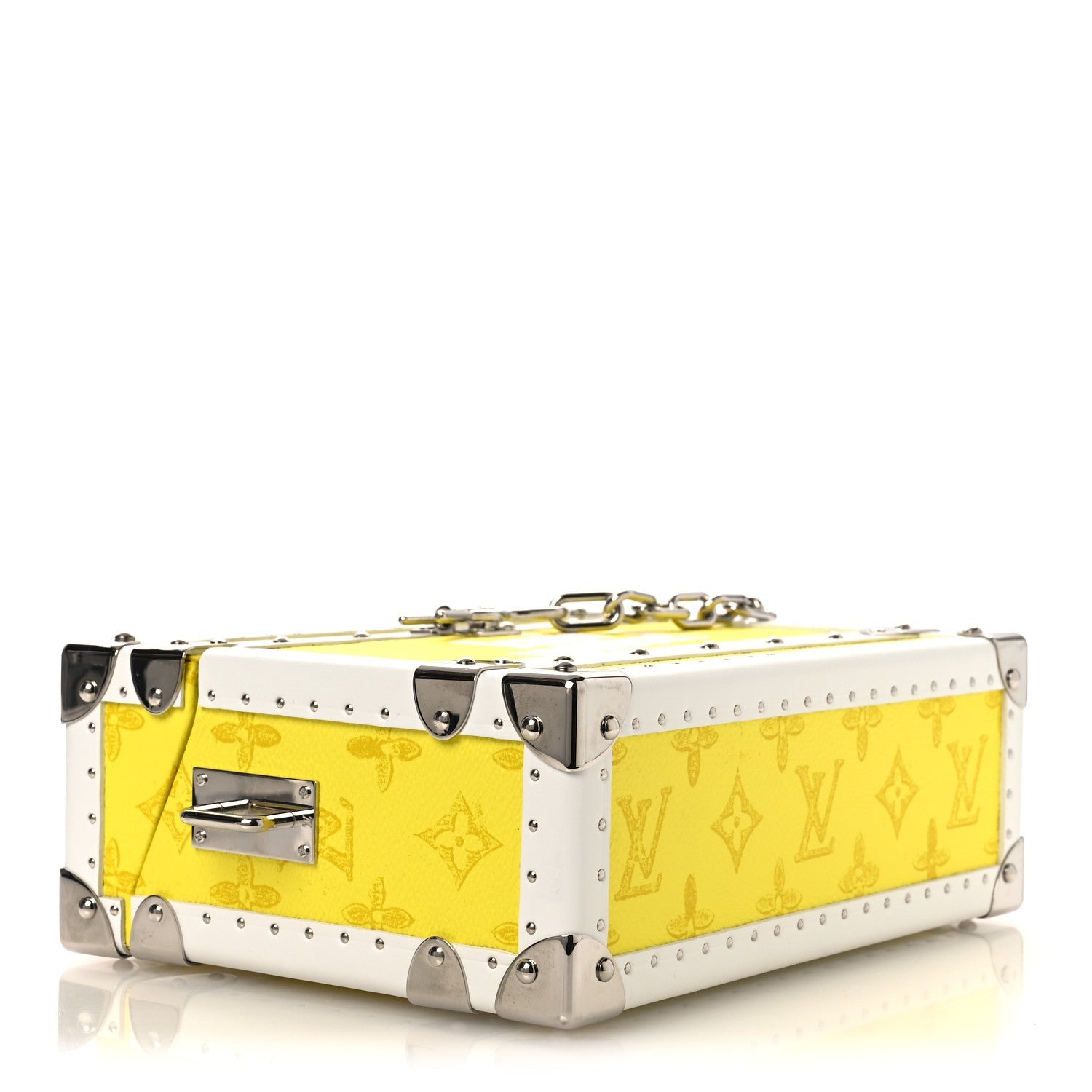 Vintage Monogram Everyday LV Clutch Trunk Jaune