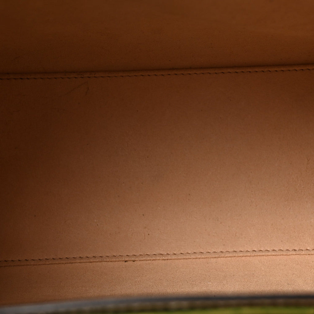 Textured Dollar Calfskin Web Small Diana Tote Bag Mystic White