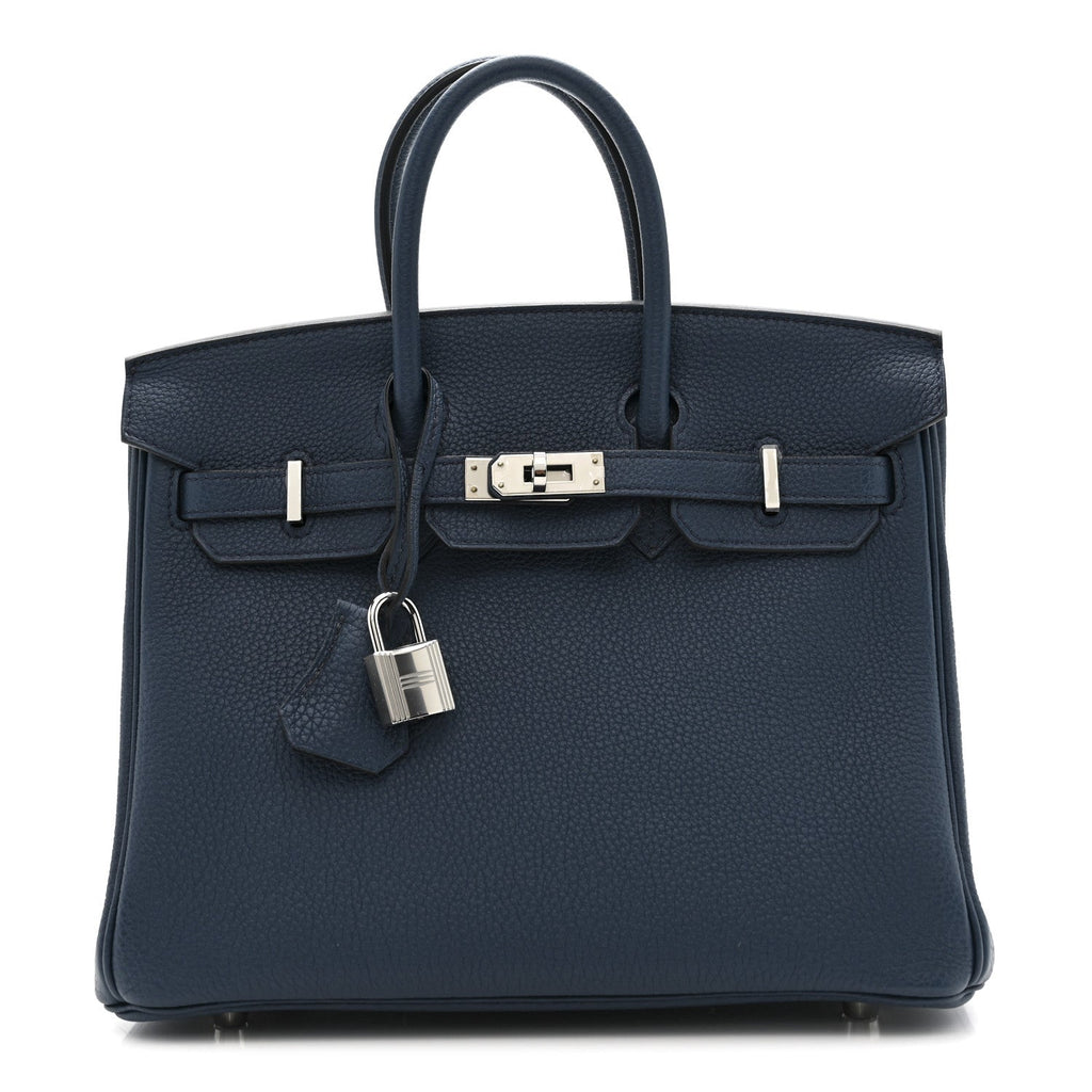 Togo Birkin 25 Bleu de Prusse