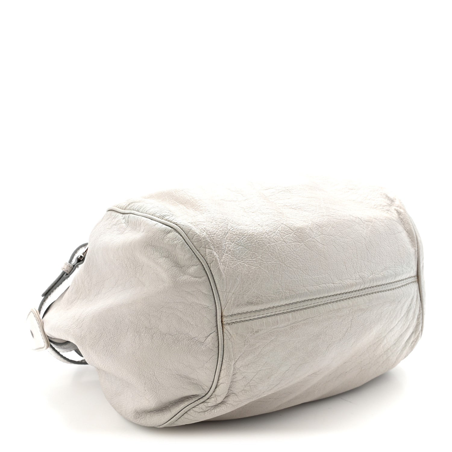 Calfskin Marisa Shoulder Bag Grey