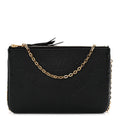 Empreinte Double Zip Pochette Black