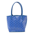 Goyardine Reversible Mini Anjou Sky Blue